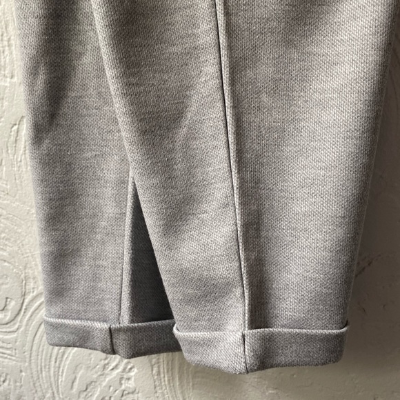 Zara men’s large track pants, narrow leg with cuff, in soft heather grey. - Picture 5 of 5